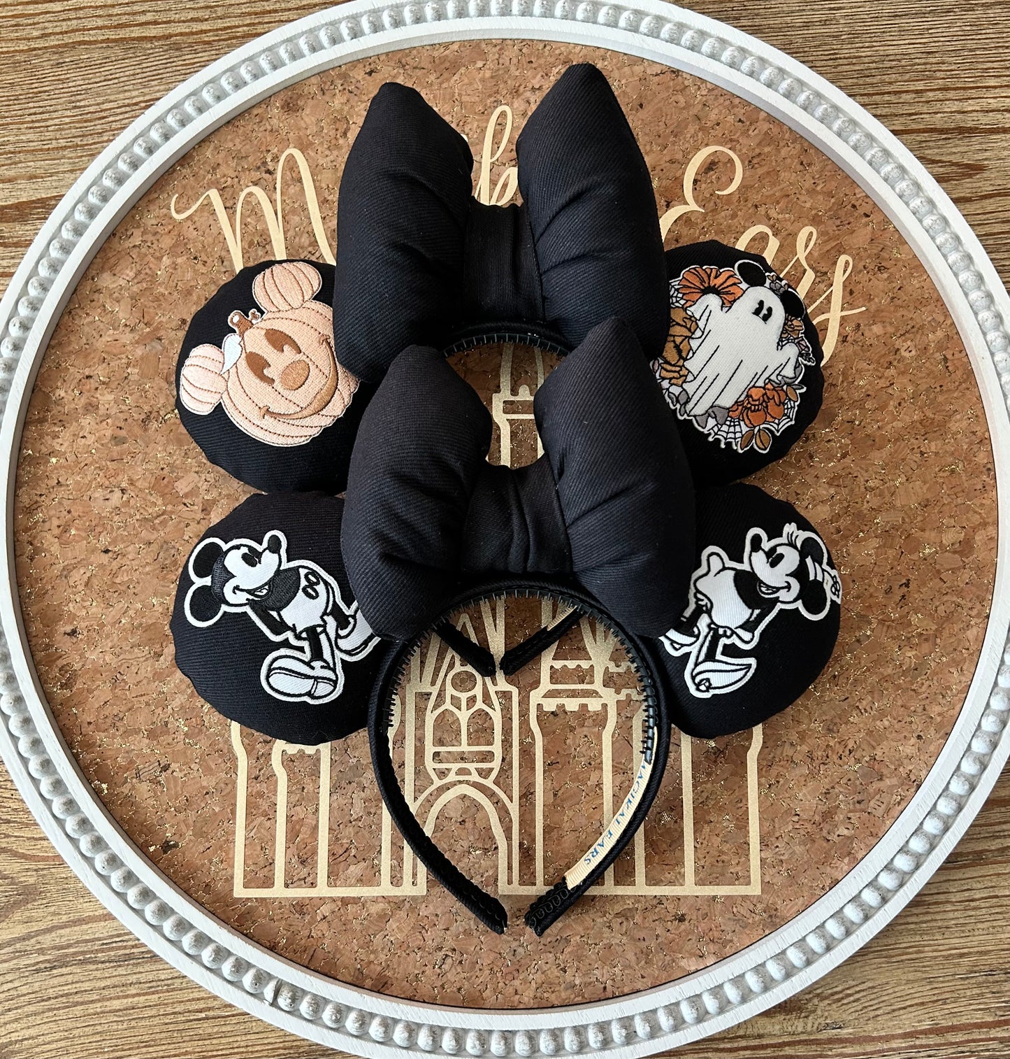 Black Denim Mouse Ears