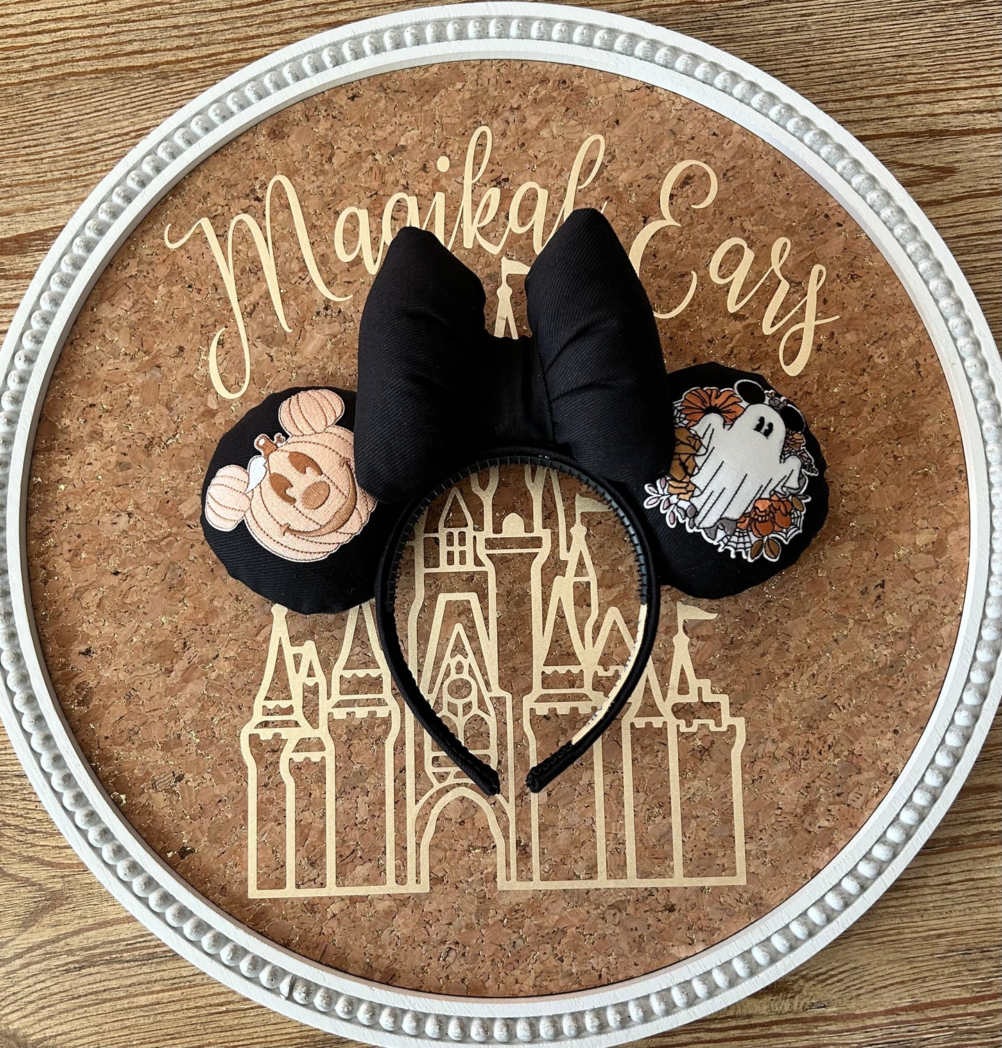 Black Denim Mouse Ears